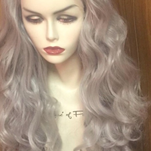 ?ABBY 22” ASH GREY  WAVY LACE-FRONT  WIG? *NWT* main image 4